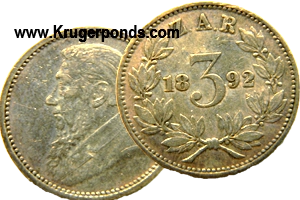 1892 ZAR Tickey