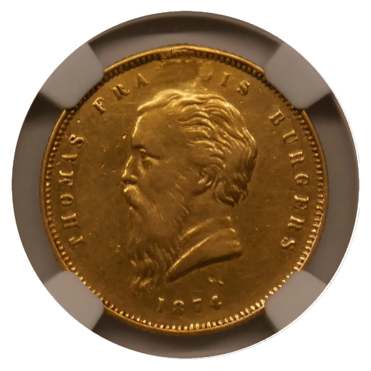 1874 coarse and fine Burgers Pond