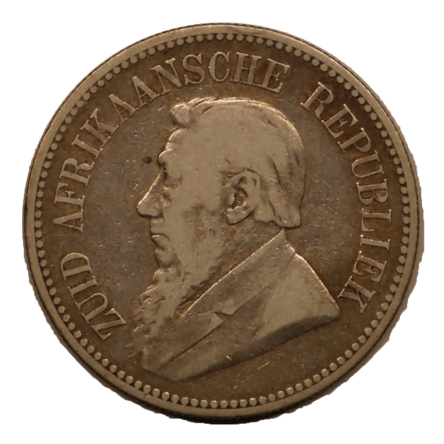 1892 ZAR Crown Double Shaft Silver