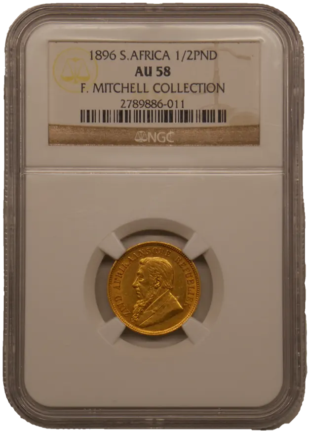 1896 Half Kruger Pond